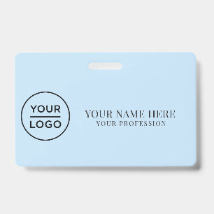 Elegante op maat gemaakte Logo Werknemer Eenvoudig Badge