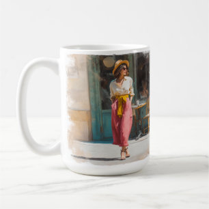 Elegante op maat gemaakte voeg je eigen foto toe d koffiemok