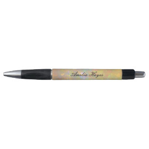 Elegante Opal Steen Textuur Modern Schrift Aangepa Pen