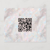 Elegante Opal Stone Make-up Artist Foto Flyer (Achterkant)