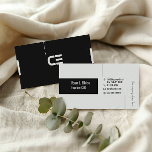 Elegante oprichter van Feminine Design Visitekaartje