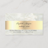 Elégante, Or, Marbre, Carte de fidélité Confetti (Dos)