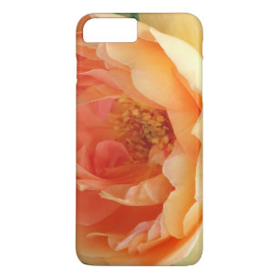 Elegante Oranje Blos Roos iPhone 8 Plus / 7 Plus Hoesje