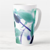 Elégante Orchidée bleue verte douce Imprimer Mug l (Angle droit)