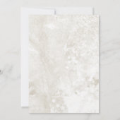 Elegante Orchideeën Floral Wedding Save the Date (Achterkant)