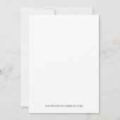 Elegante orgelpijpcactus sparen de datumuitnodigin save the date (Achterkant)