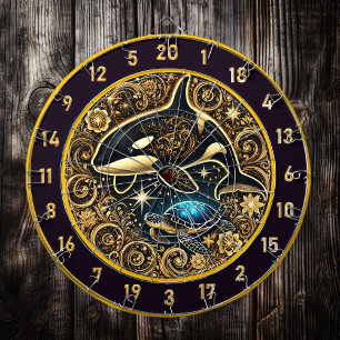 Elegante Orka Schildpad Dartbord Decoratie