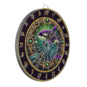 Elegante Orka Turtle Dartboard kunstwerk Dartbord (Voorkant Links)