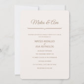 Elegante paarden bruiloft uitnodiging (Achterkant)