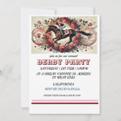 Elegante Paardenrace Derby Party / Paardensport Kaart (Voorkant)