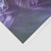 Elegante Paarse Bloemen Afro-Amerikaanse Decoupage Tissuepapier (Detail)