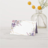 Elegante Paarse & Blush Roos Bloemen bruiloft (Voorkant)