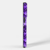 Elegante Paarse Glitter Metallic Sequence Case-Mate iPhone Case (Achterkant / Rechts)