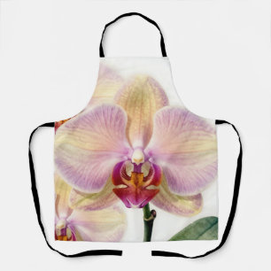 Elegante Paarse Orchidee in Pasteltinten in Bloei Schort