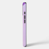 Elegante Paarse Roze Gradient Wave Abstract Case-Mate iPhone Case (Achterkant / Links)