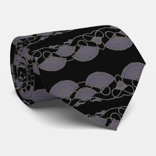 Elegante Paarse Waier Stropdas