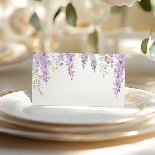 Elegante Paarse Wisteria Bloemen Bruiloft