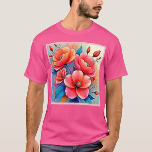 Elegante Papavers: Stralende Natuurkunst T-shirt