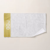 Élégante Pâque Hébreu Or (Serviette à main)