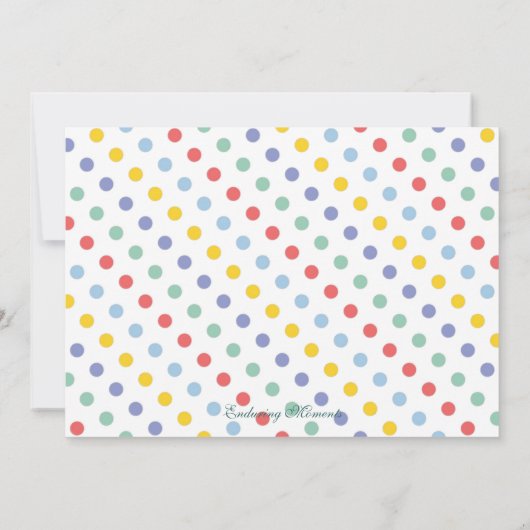 Elégante Pâques Pointe Brunch Invitation (Dos)