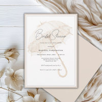 Elegante Paraplu Waterverf Vintage Bruidsfeest