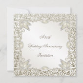 Elegante Parel 30e Huwelijksjubileum Kaart (Voorkant)