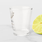 Elegante parelketting bruidsfeest shot glas (Rechts)