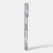 Elegante parelmoer Lily Case-Mate iPhone Case (Achterkant / Rechts)