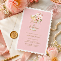 Elegante Parels en Prosecco Roze Bruiloft Borrel