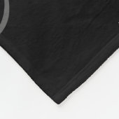 Elegante paren namen & monogram fleece deken (Hoek)