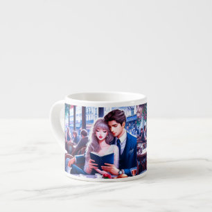 Elegante Parijse Café Datum: Een romantische ontsn Espresso Kop