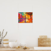 Elegante Parijse print, waarde Poster papier (mat) (Keuken)