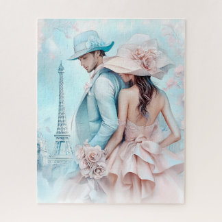Elegante Parijse Romance Legpuzzel