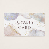 Elégante parties scintillant aquarelle formes cart (Devant)