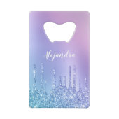 Elégante parties scintillant chick bleu & violet g (Dos)