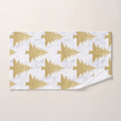 Elégante Parties scintillant d'or et arbre de Noël (Serviette à main)