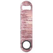 Elégante parties scintillant en or rose en cuivre  (Dos)