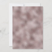 Elégante Parties scintillant Faux Invitation Anniv (Dos)