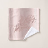 Elégante parties scintillant rose dorée, royale (Gant de toilette)