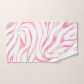Elégante Parties scintillant Rose or Zebra White P (Serviette à main)