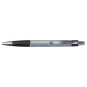 Elegante Pastel Blue Waterverf Artistic Classy Pen (Achterkant)
