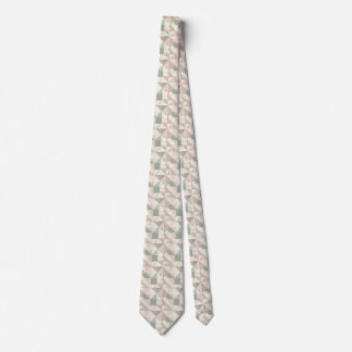 Elegante Pastel Geometrie Stropdas
