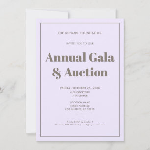 Elegante Pastel Lavendel Minimalistische Zakelijke Kaart