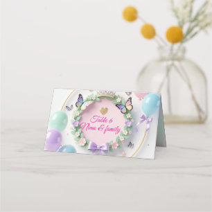 Elegante Pastel Quinceañera Plaatskaarten