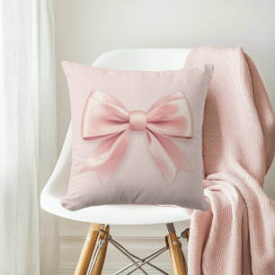 Elegante pastel roze boog kussen