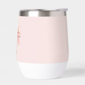 Elegante Pastel Roze Boog & Naam Gepersonaliseerd (Links)