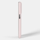 Elegante Pastel Roze Boog & Naam Gepersonaliseerd Case-Mate iPhone Case (Achterkant / Rechts)