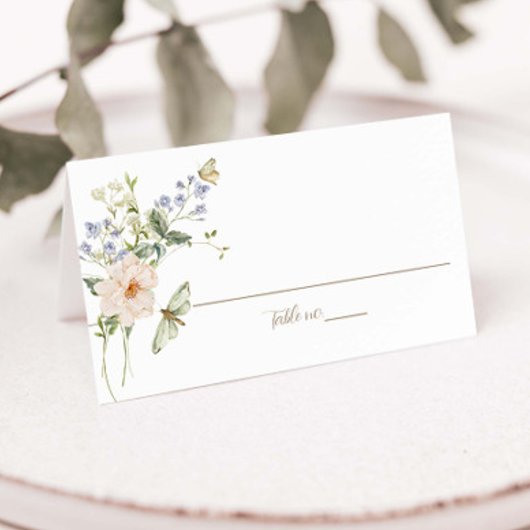 Elegante Pastel Wildflower Delicate Floral Wedding