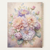  Elegante Pastel Wildflowers Planner (Achterkant)