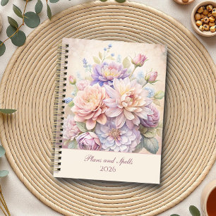 Elegante Pastel Wildflowers Planner